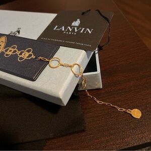 LANVIN leather bracelet NEW